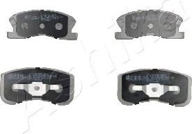 Ashika 50-06-615 - Brake Pad Set, disc brake autospares.lv