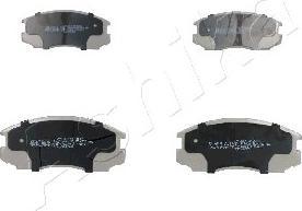 Ashika 50-06-613 - Brake Pad Set, disc brake autospares.lv