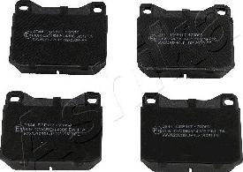 Ashika 50-00-0944 - Brake Pad Set, disc brake autospares.lv