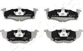 Ashika 50-00-0934 - Brake Pad Set, disc brake autospares.lv