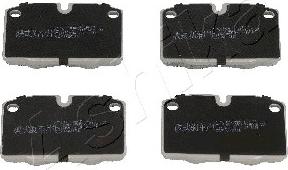 Ashika 50-00-0406 - Brake Pad Set, disc brake autospares.lv