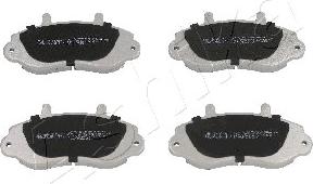 Ashika 50-00-0408 - Brake Pad Set, disc brake autospares.lv