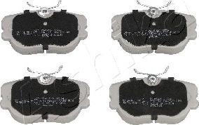 Ashika 50-00-0415 - Brake Pad Set, disc brake autospares.lv