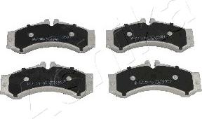 Ashika 50-00-0540 - Brake Pad Set, disc brake autospares.lv