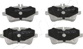 Ashika 50-00-0509 - Brake Pad Set, disc brake autospares.lv