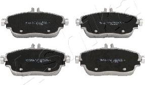 Ashika 50-00-0503 - Brake Pad Set, disc brake autospares.lv