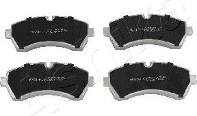 Ashika 50-00-0539 - Brake Pad Set, disc brake autospares.lv