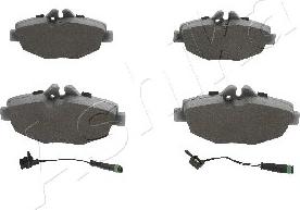 Ashika 50-00-0524 - Brake Pad Set, disc brake autospares.lv