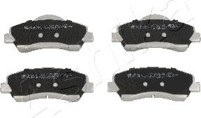 Ashika 50-00-0645 - Brake Pad Set, disc brake autospares.lv