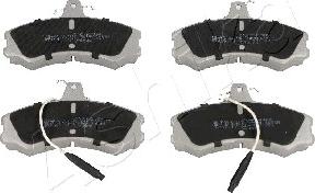 Ashika 50-00-0606 - Brake Pad Set, disc brake autospares.lv