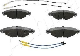 Ashika 50-00-0616 - Brake Pad Set, disc brake autospares.lv