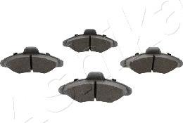 Ashika 50-00-0066 - Brake Pad Set, disc brake autospares.lv