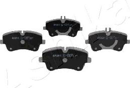 Ashika 50-00-0067 - Brake Pad Set, disc brake autospares.lv