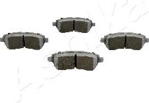 Ashika 50-00-0089 - Brake Pad Set, disc brake autospares.lv