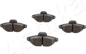 Ashika 50-00-0087 - Brake Pad Set, disc brake autospares.lv