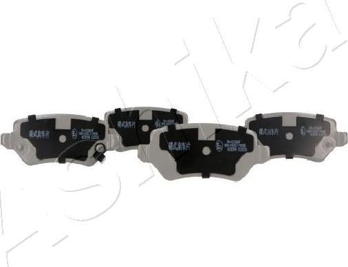 Ashika 50-00-0030 - Brake Pad Set, disc brake autospares.lv