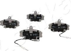 Ashika 50-00-0037 - Brake Pad Set, disc brake autospares.lv