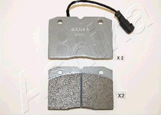 Ashika 50-00-016 - Brake Pad Set, disc brake autospares.lv