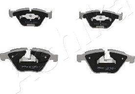 Ashika 50-00-0114 - Brake Pad Set, disc brake autospares.lv