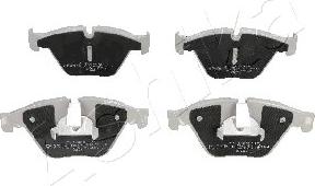 Ashika 50-00-0126 - Brake Pad Set, disc brake autospares.lv