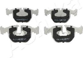 Ashika 50-00-0121 - Brake Pad Set, disc brake autospares.lv