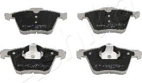 Ashika 50-00-0341 - Brake Pad Set, disc brake autospares.lv