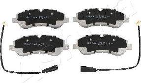 Ashika 50-00-0319 - Brake Pad Set, disc brake autospares.lv