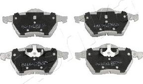 Ashika 50-00-0312 - Brake Pad Set, disc brake autospares.lv