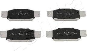 Ashika 50-00-0338 - Brake Pad Set, disc brake autospares.lv