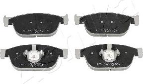 Ashika 50-00-0333 - Brake Pad Set, disc brake autospares.lv