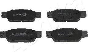 Ashika 50-00-0337 - Brake Pad Set, disc brake autospares.lv