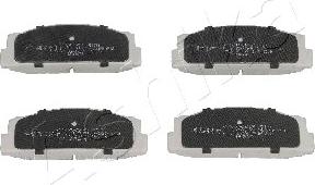 Ashika 50-00-0249 - Brake Pad Set, disc brake autospares.lv