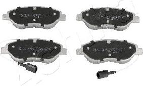 Ashika 50-00-0213 - Brake Pad Set, disc brake autospares.lv