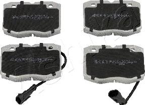 Ashika 50-00-0234 - Brake Pad Set, disc brake autospares.lv