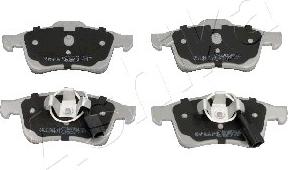 Ashika 50-00-0221 - Brake Pad Set, disc brake autospares.lv