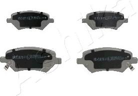 Ashika 50-00-022 - Brake Pad Set, disc brake autospares.lv