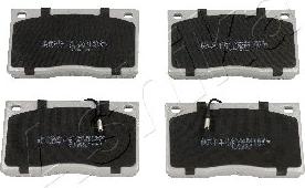 Ashika 50-00-0715 - Brake Pad Set, disc brake autospares.lv