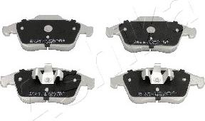 Ashika 50-00-0710 - Brake Pad Set, disc brake autospares.lv