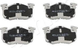 Ashika 50-00-0718 - Brake Pad Set, disc brake autospares.lv