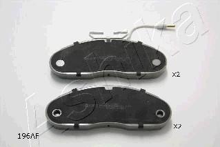 Ashika 50-01-196 - Brake Pad Set, disc brake autospares.lv