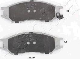 Ashika 50-01-150 - Brake Pad Set, disc brake autospares.lv