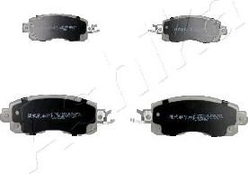 Ashika 50-01-1001 - Brake Pad Set, disc brake autospares.lv