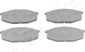 Ashika 50-01-116 - Brake Pad Set, disc brake autospares.lv