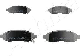 Ashika 50-01-121 - Brake Pad Set, disc brake autospares.lv