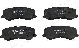 Ashika 50-08-896 - Brake Pad Set, disc brake autospares.lv