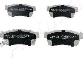 Ashika 50-08-809 - Brake Pad Set, disc brake autospares.lv