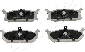 Ashika 50-08-804 - Brake Pad Set, disc brake autospares.lv