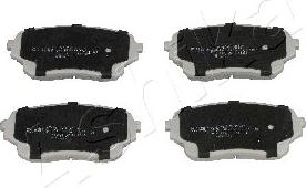 Ashika 50-08-807 - Brake Pad Set, disc brake autospares.lv