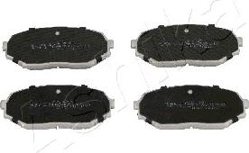 Ashika 50-03-340 - Brake Pad Set, disc brake autospares.lv