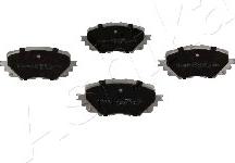 Ashika 50-03-3001 - Brake Pad Set, disc brake autospares.lv